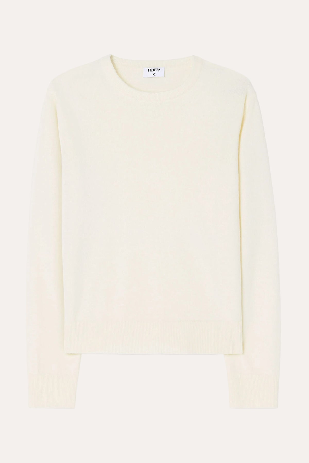 Soft Wool Crewneck Sweater Off-White