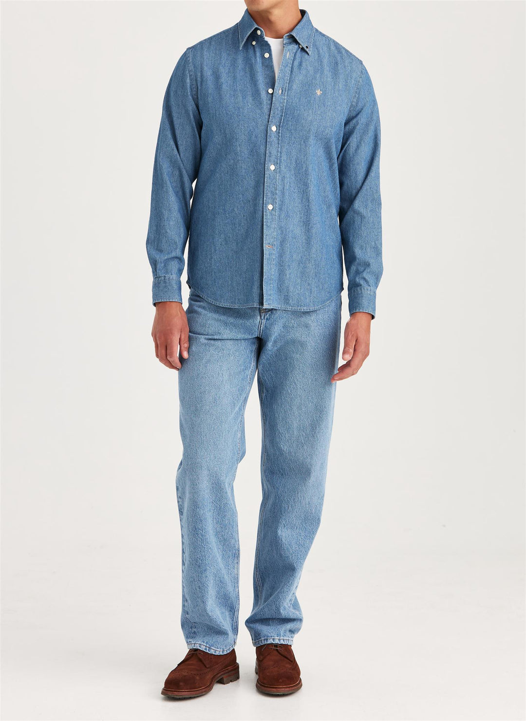 Denim Classic Fit Shirt Old Blue