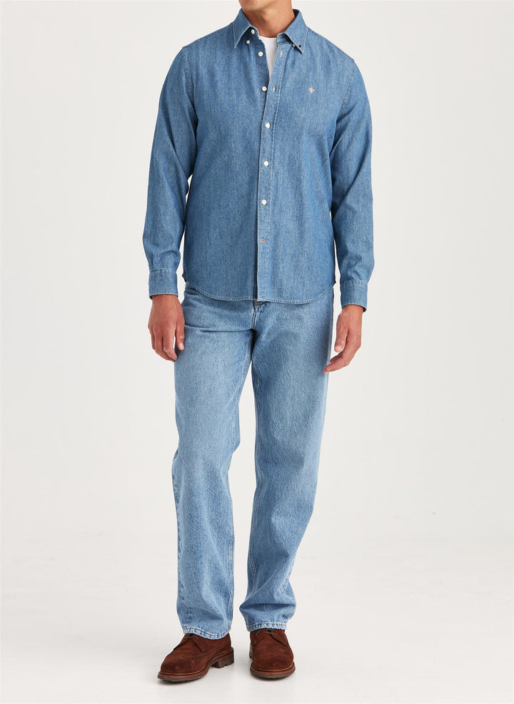 Denim Classic Fit Shirt Old Blue