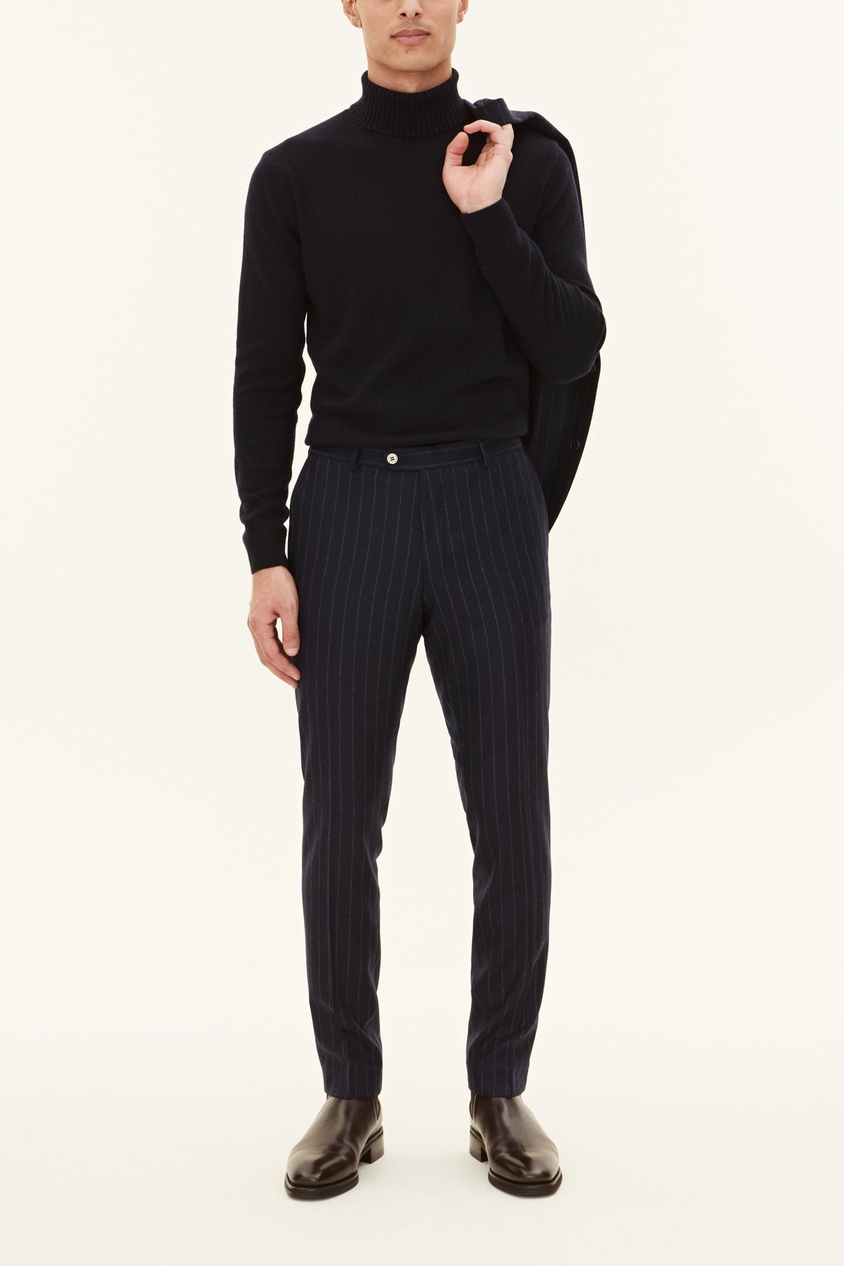 Denz Trousers Navy