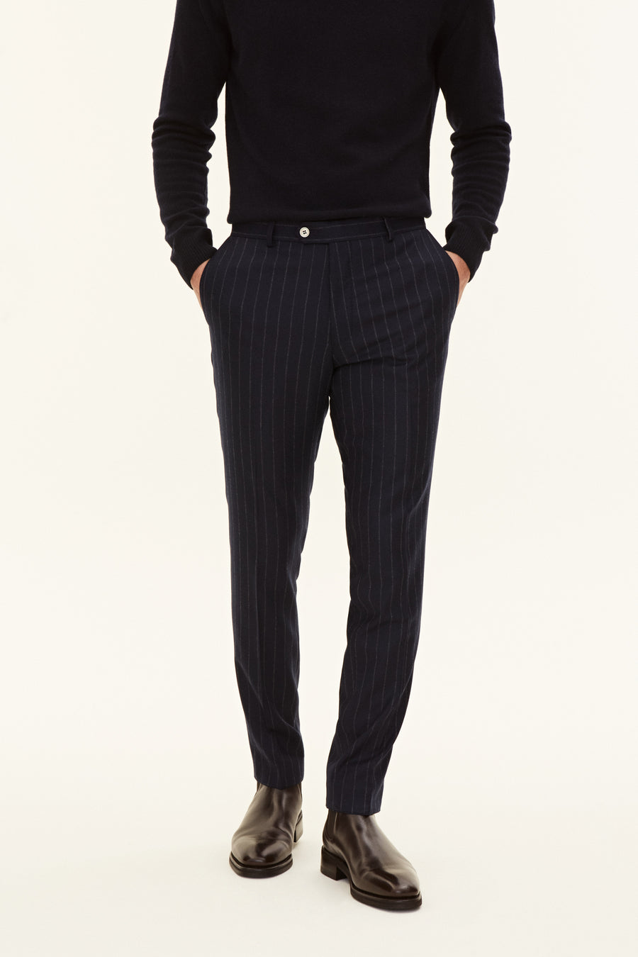 Denz Trousers Navy
