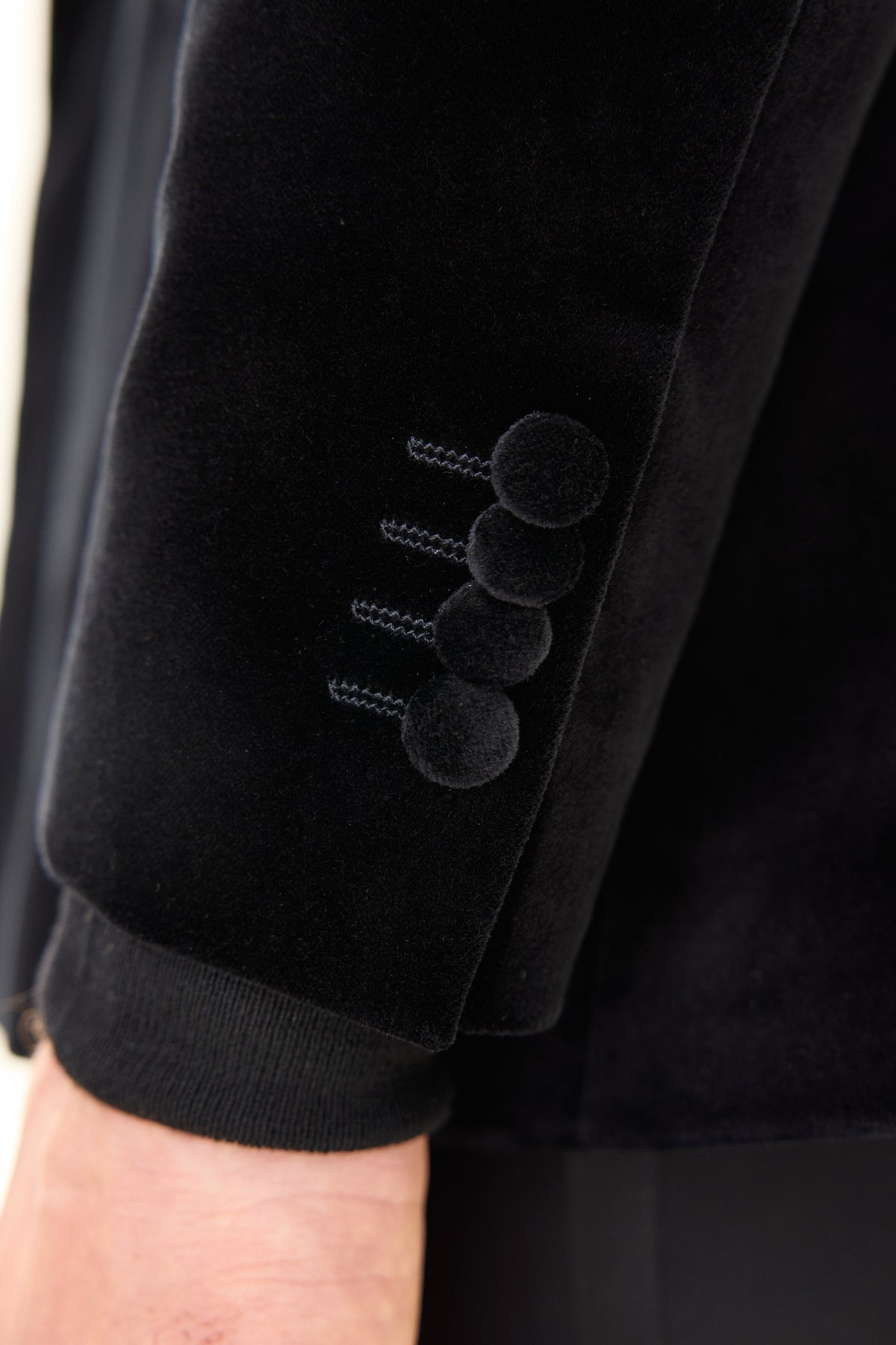 Fattore Tuxedo Blazer Velvet Black