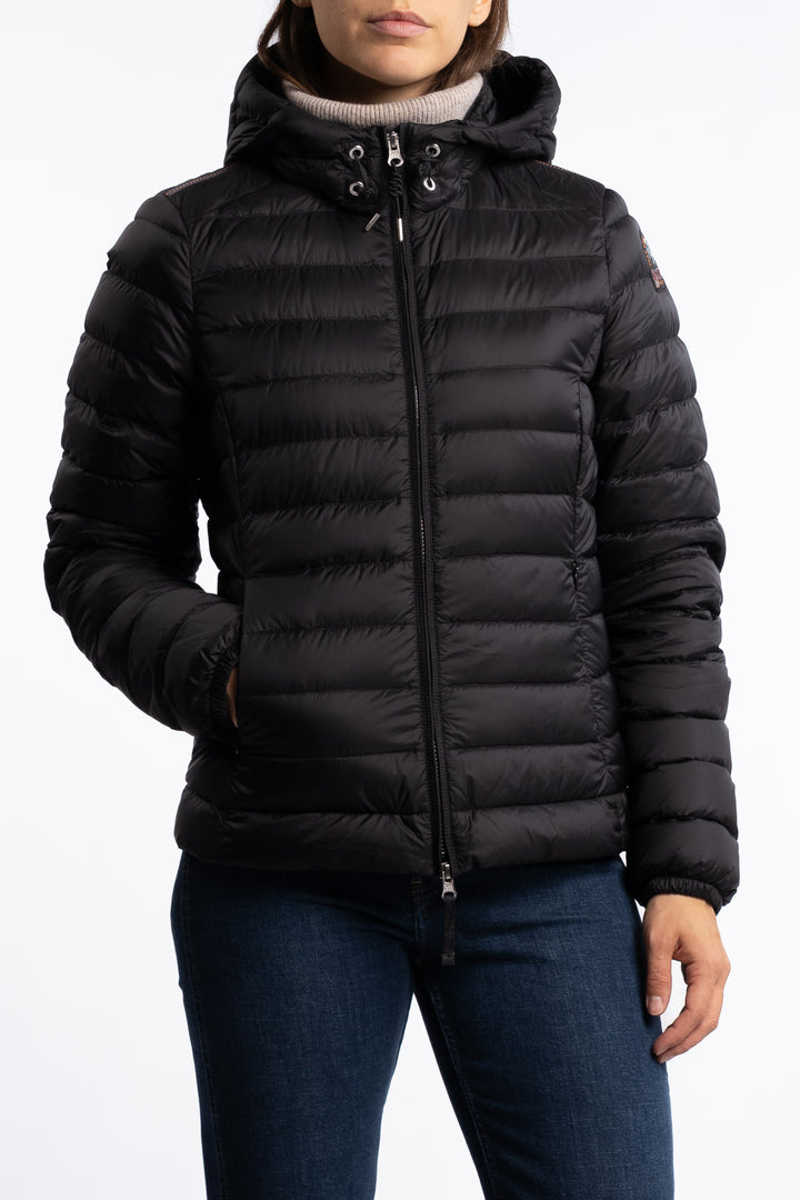 Genie Hooded Down Jacket - Black