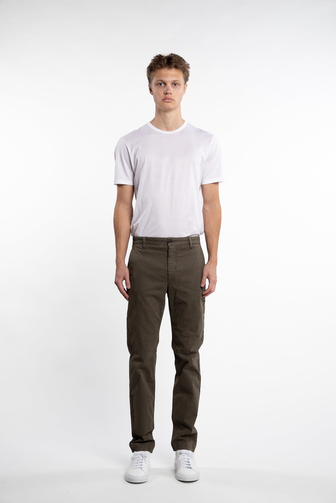 Jeffrey Brushed Chino Olive