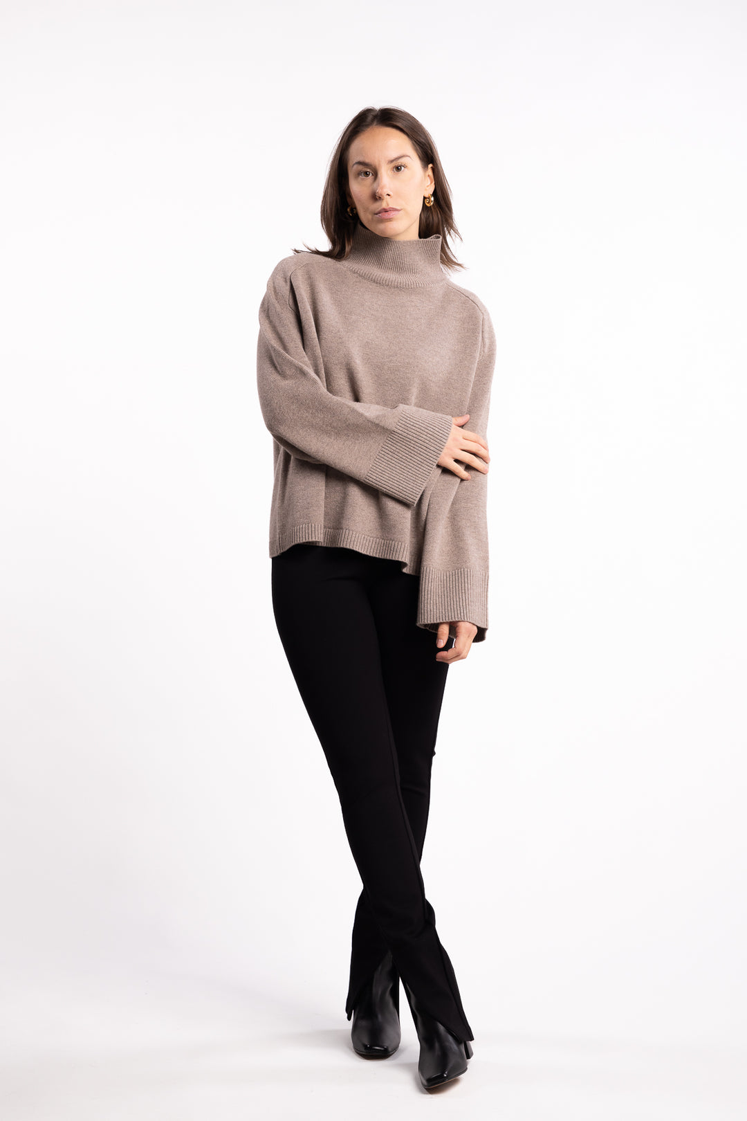 Cape Cod Turtleneck- Wheat