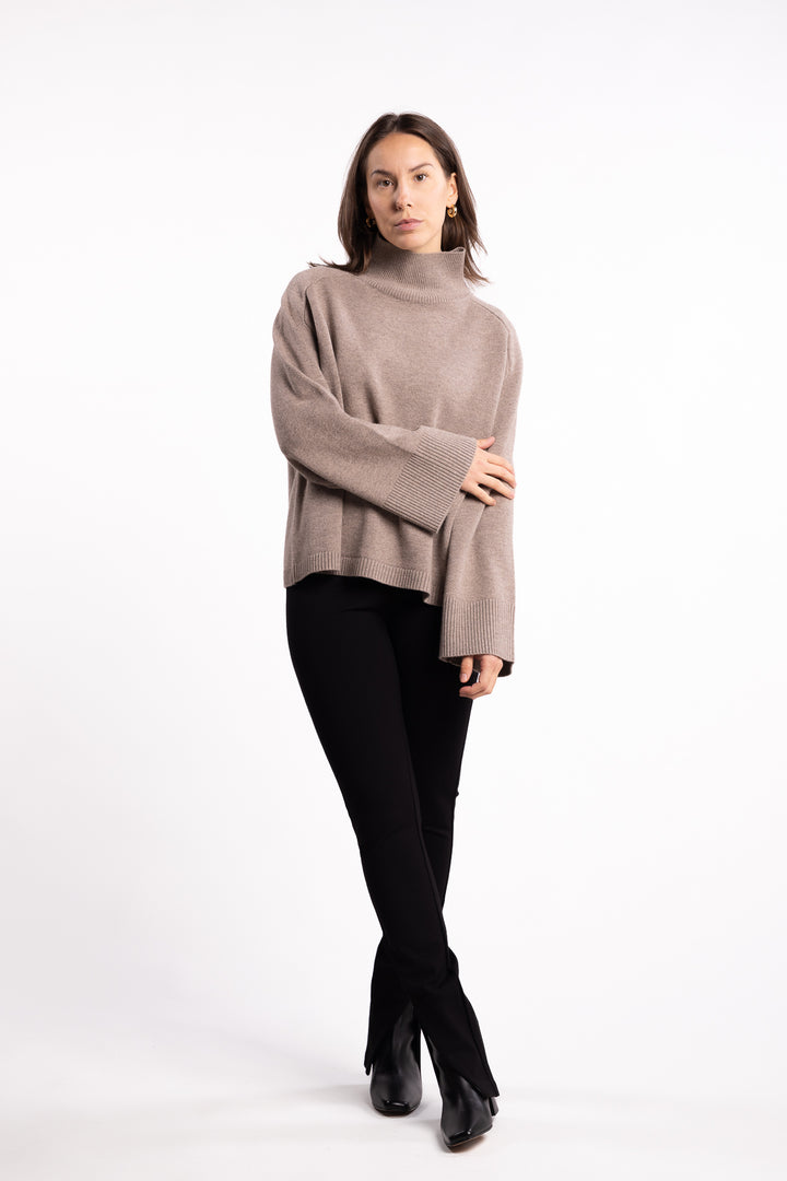 Cape Cod Turtleneck- Wheat