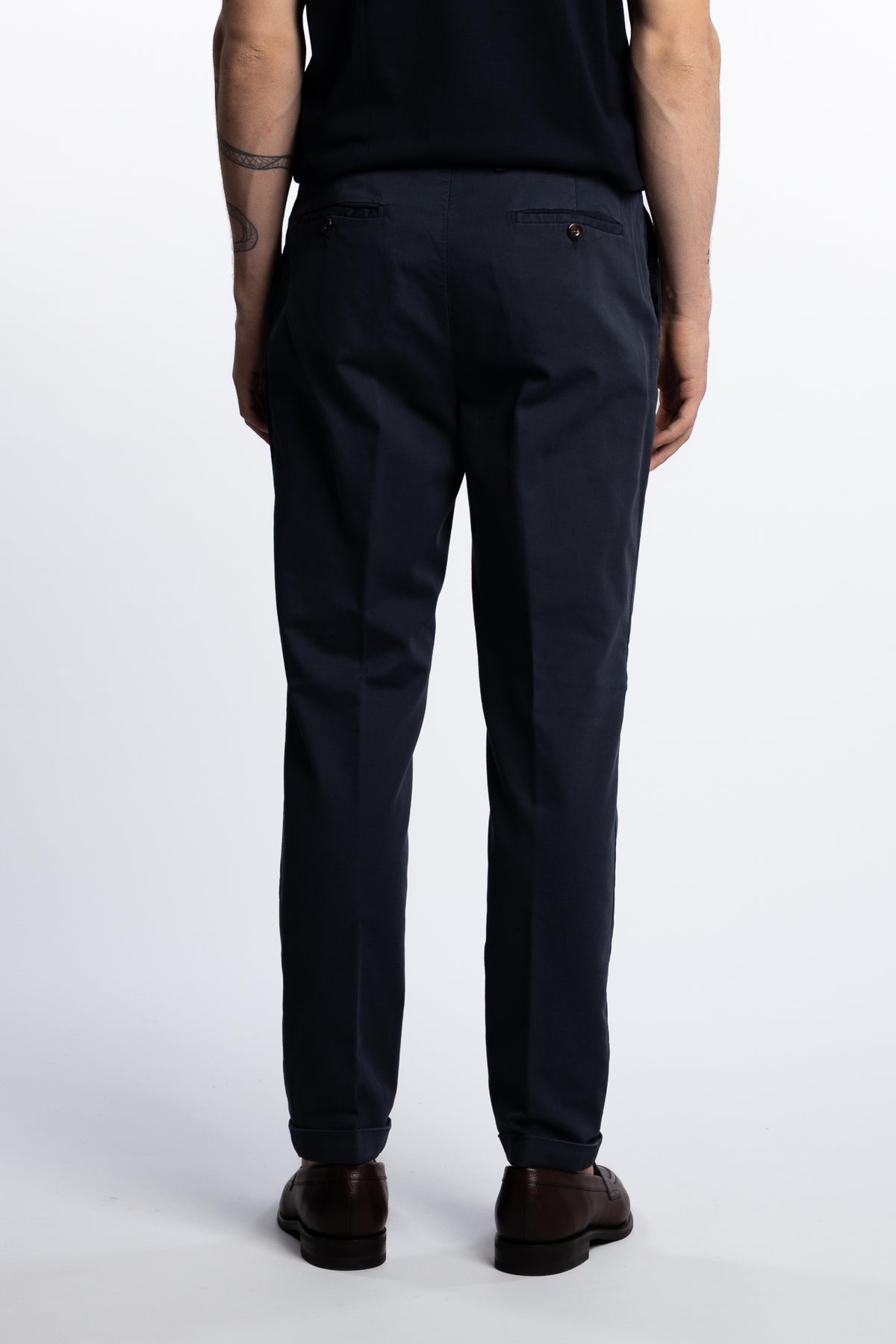 Cotton/Stretch Pant Marine