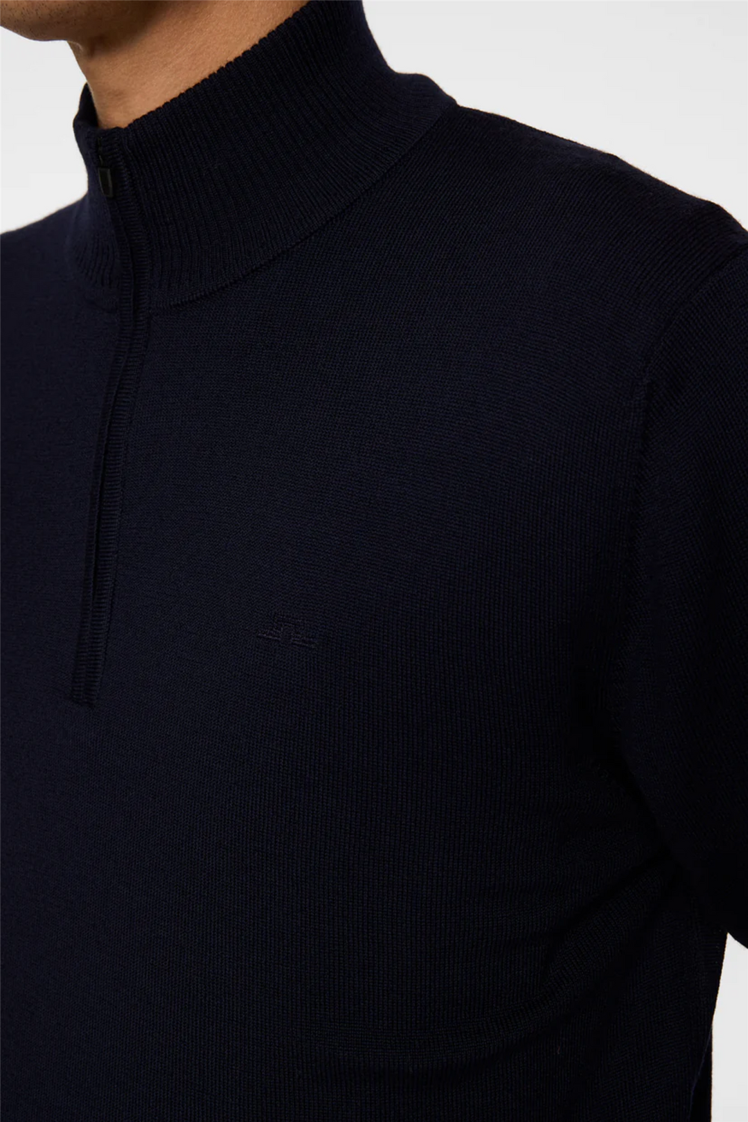 Kiyan Merino Quarter Zip JL Navy