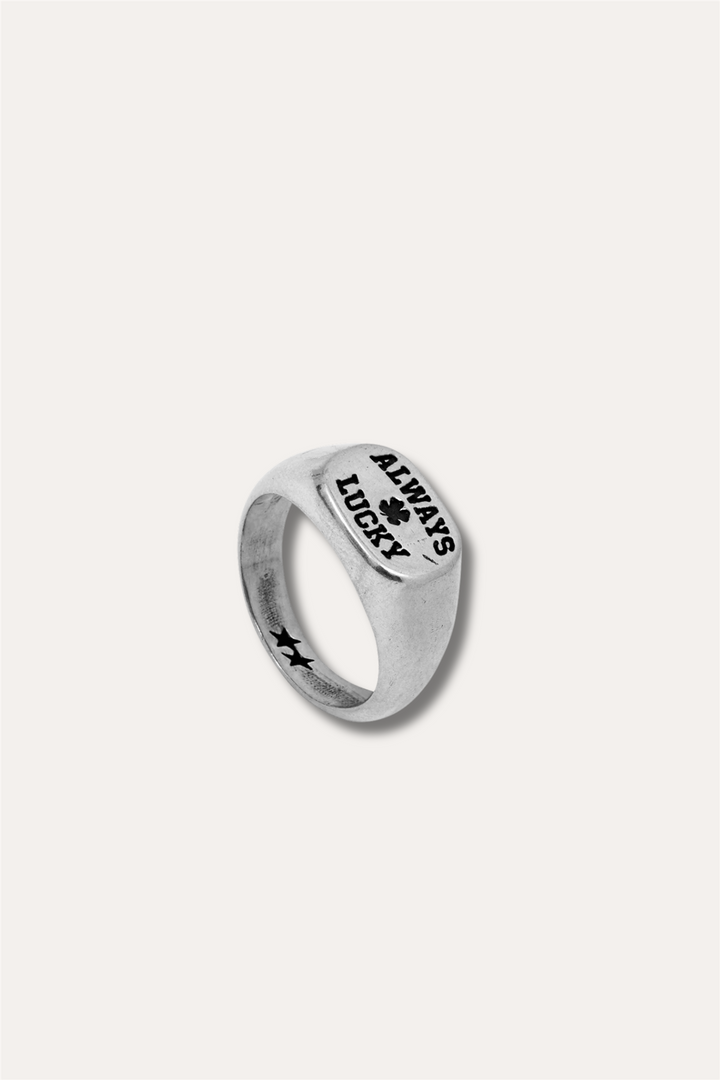 Always Lucky Signet Silver