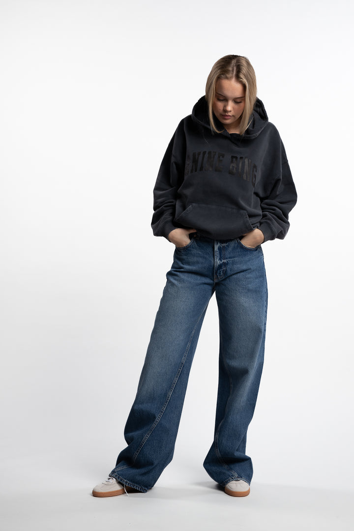 Harvey Sweatshirt- Dark Washed Black