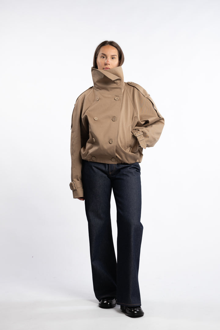 Twill Jacket- Mud Beige