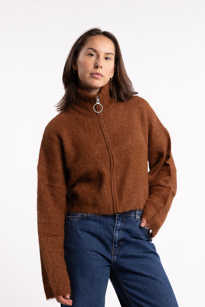 Tine Light Cardigan - Lt. Brown