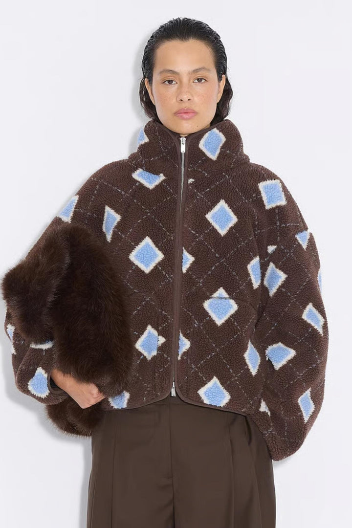 Rype Fleece Jacket- Brown Mix