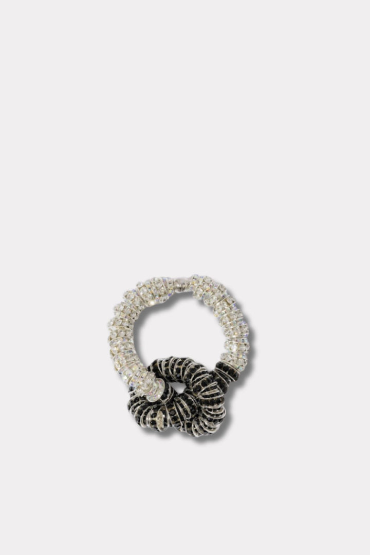 Knot Bracelet- Black/Silver