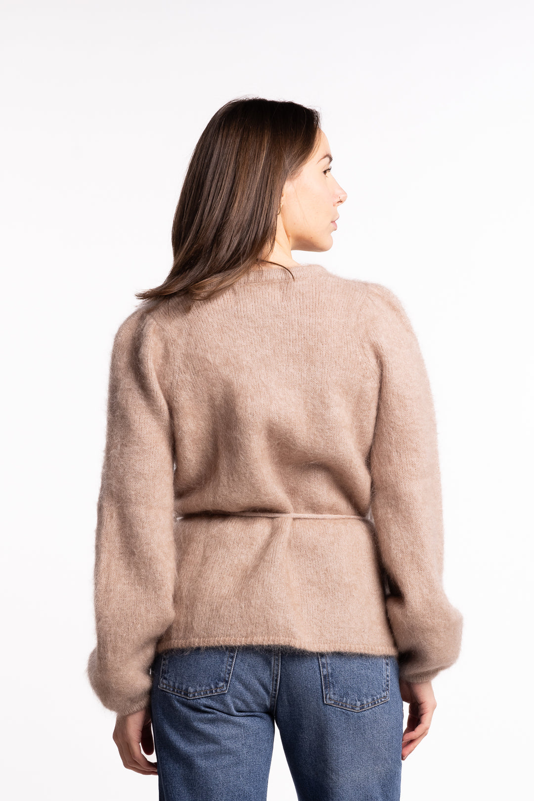 Fredrikke Chunky Cardigan- Hazel Beige