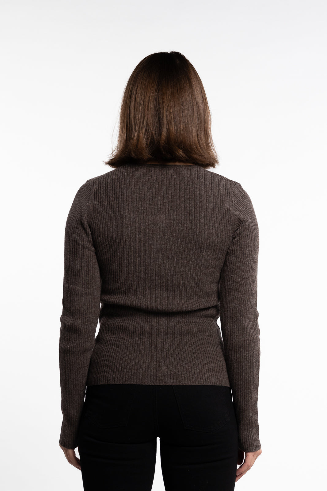 Melody Knit- Dark Taupe melange