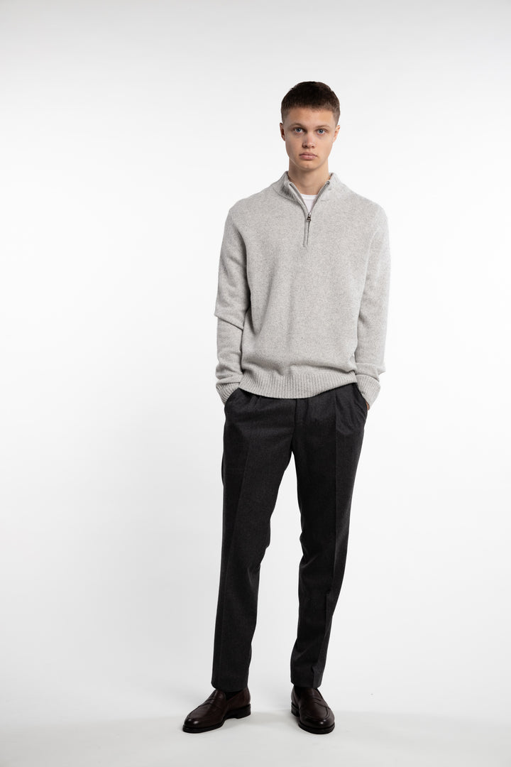 Paul Half-Zip Lunar Grey