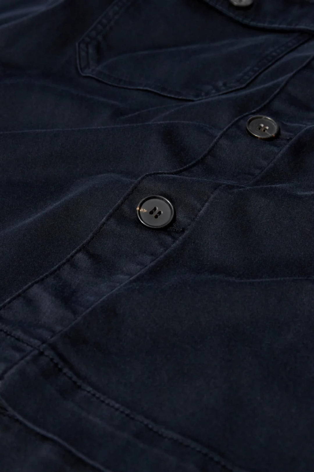 Matteo Soft Overshirt Navy