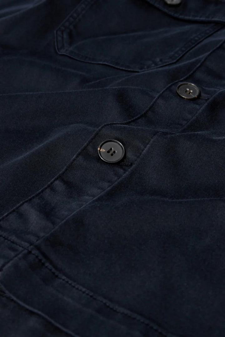 Matteo Soft Overshirt Navy