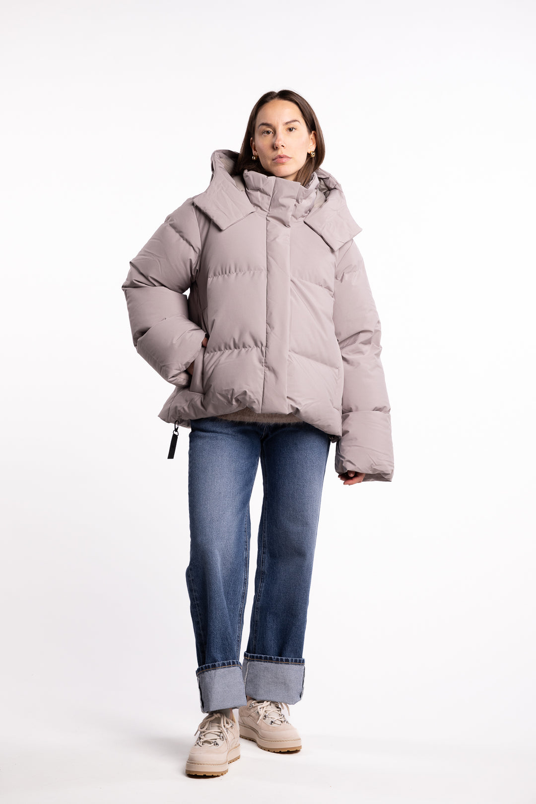 Selje down jacket- Low tide