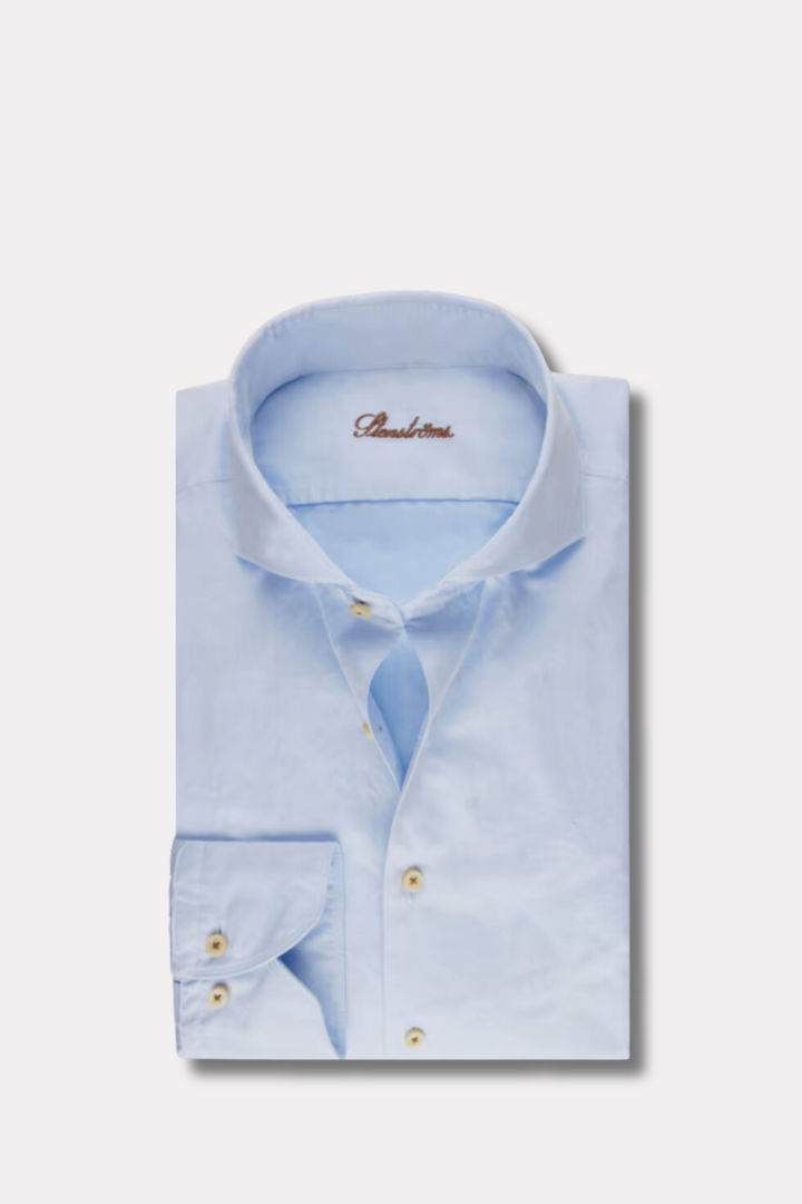 Slimline Casual Shirt Light Blue