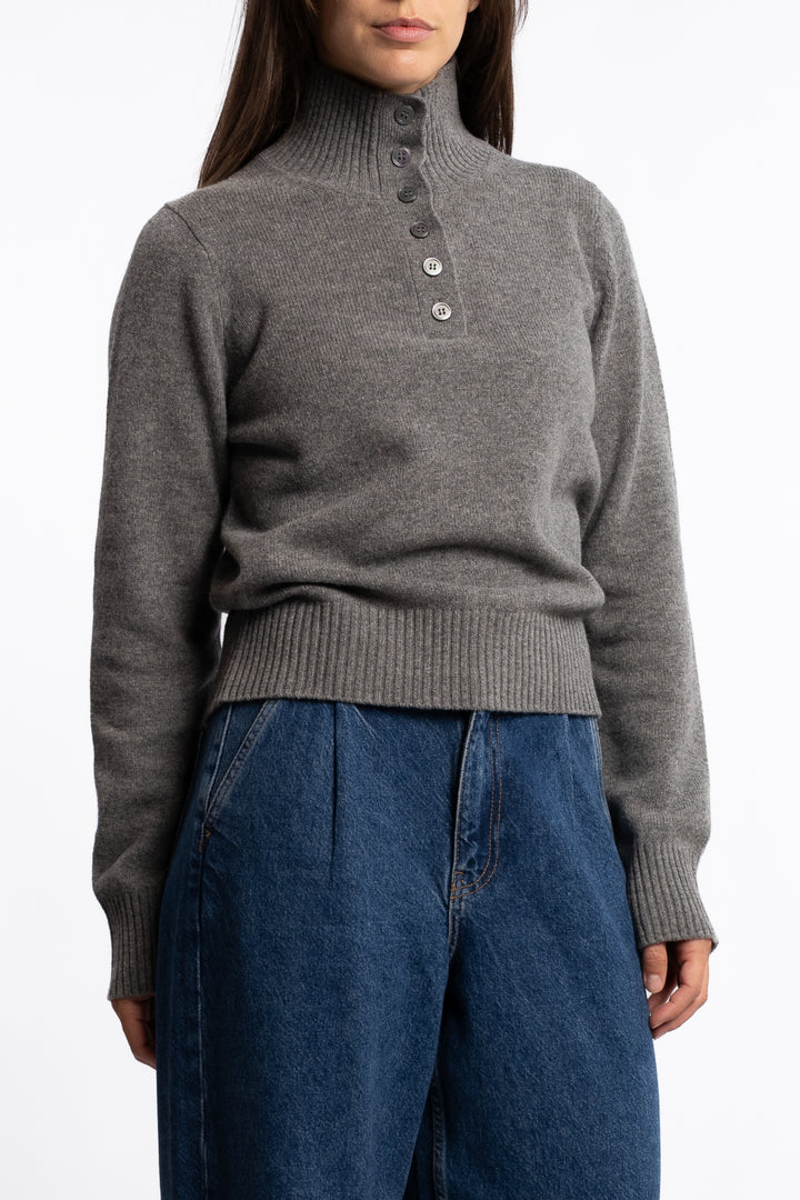 Saelif Turtleneck 15010 - Dark Grey Mel.