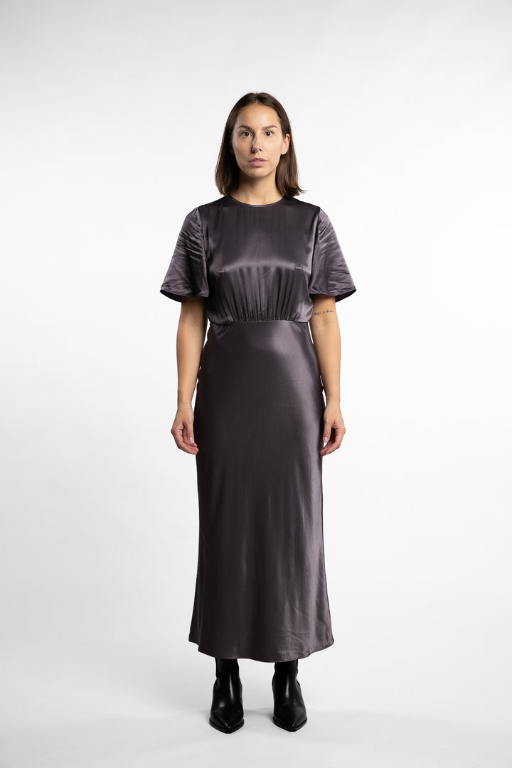 Salucinda Dress 14903- Black Oyster