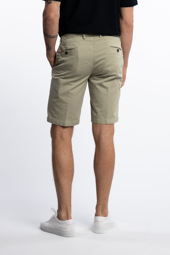 Cotton/Elastan Shorts Light Green