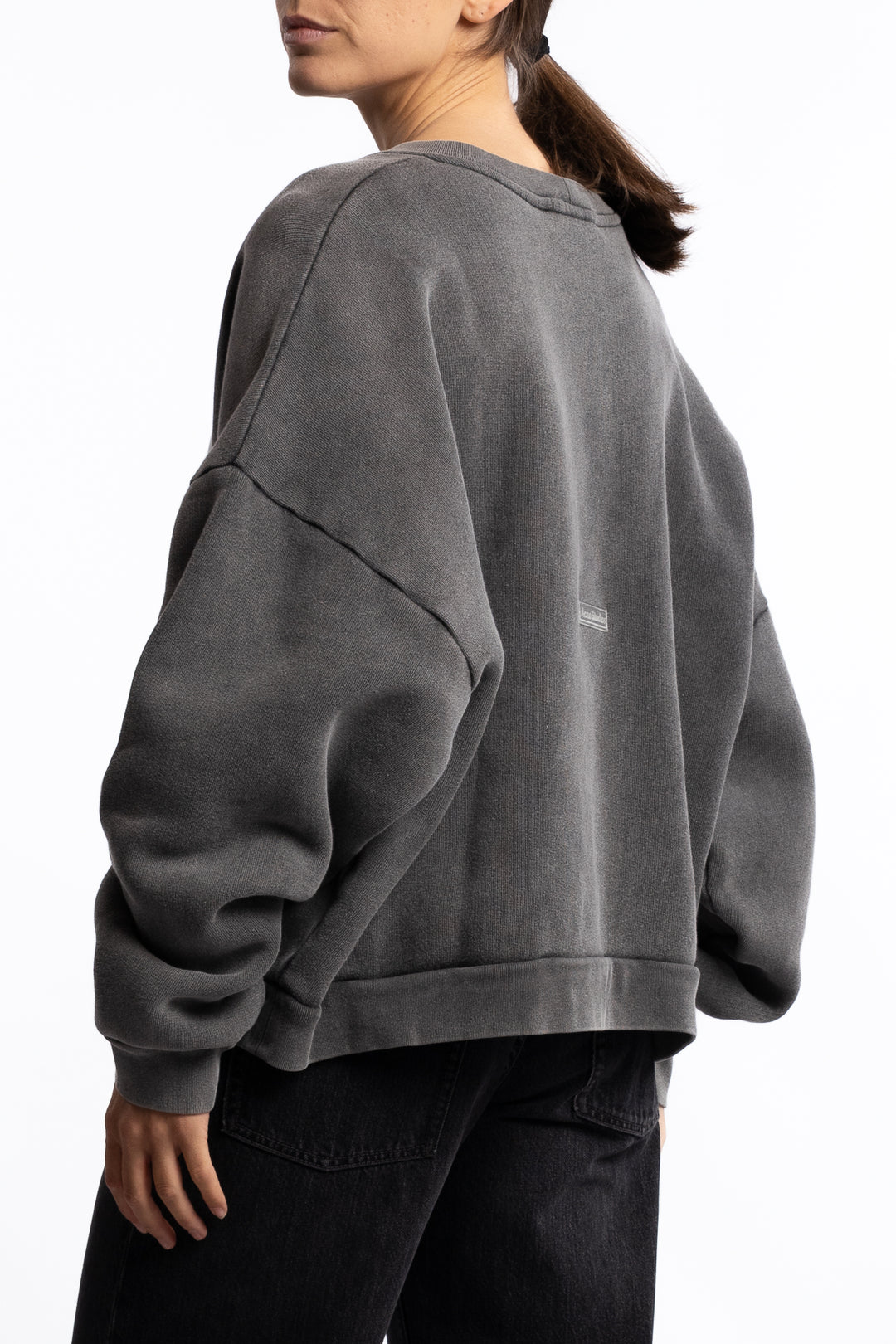 Sweater Logo Patch- Faded Black