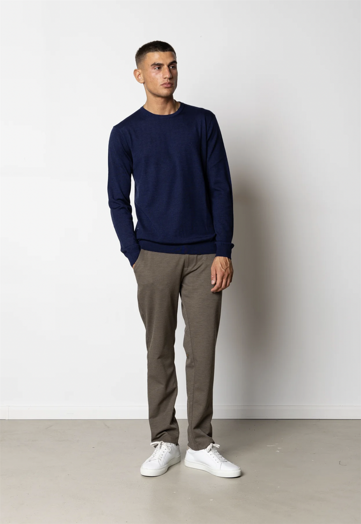 Alfredo Merino Wool Jumper Dark Navy