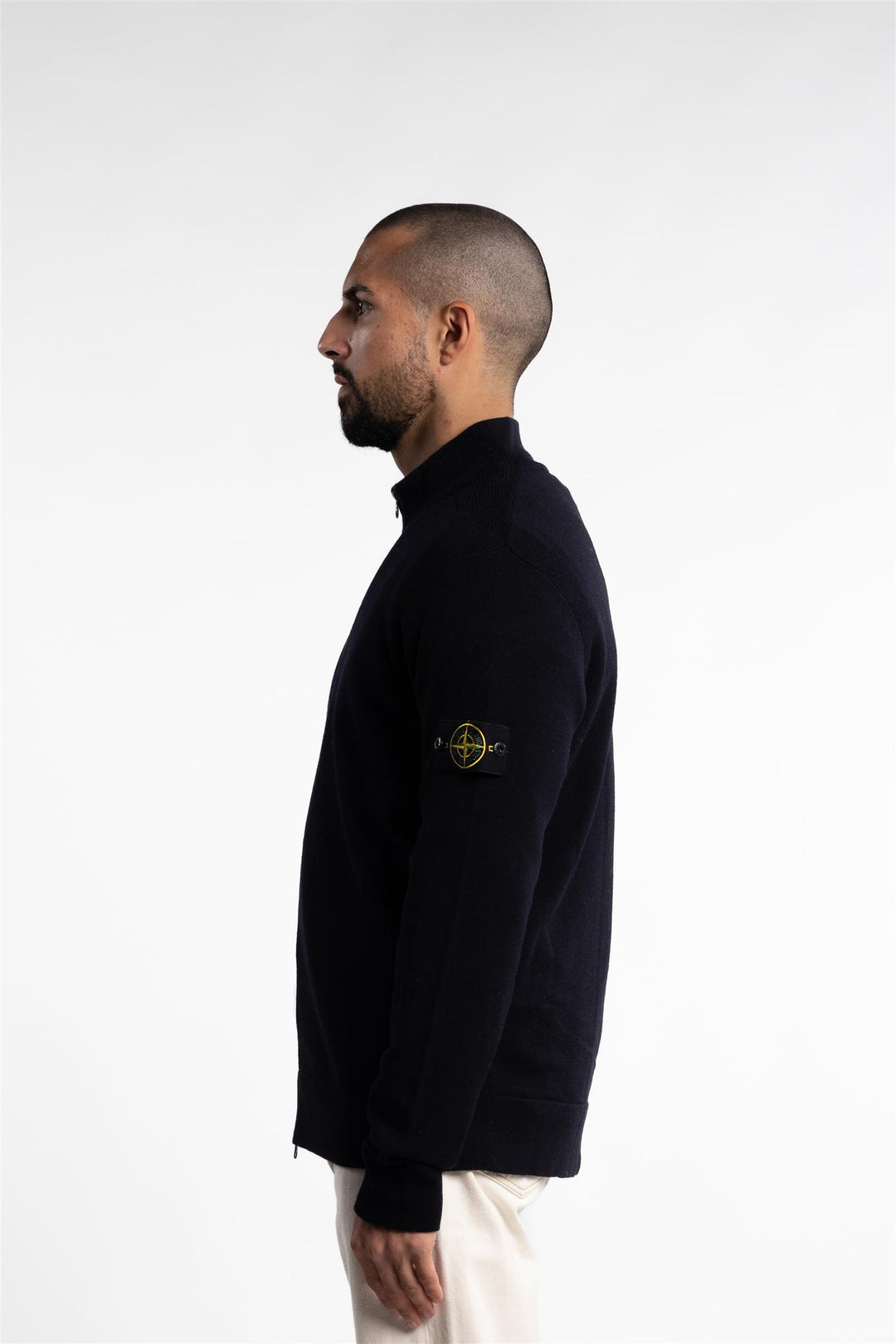 Full Zip Knitwear Navy