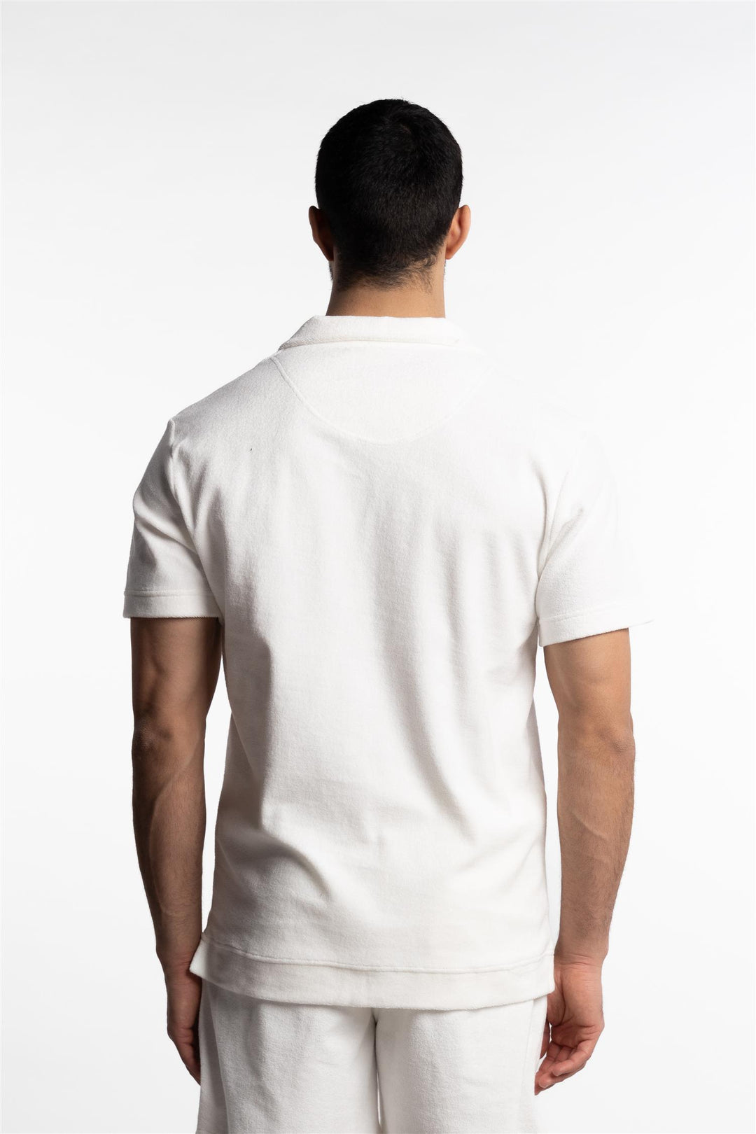 Polo Terry Shirt White
