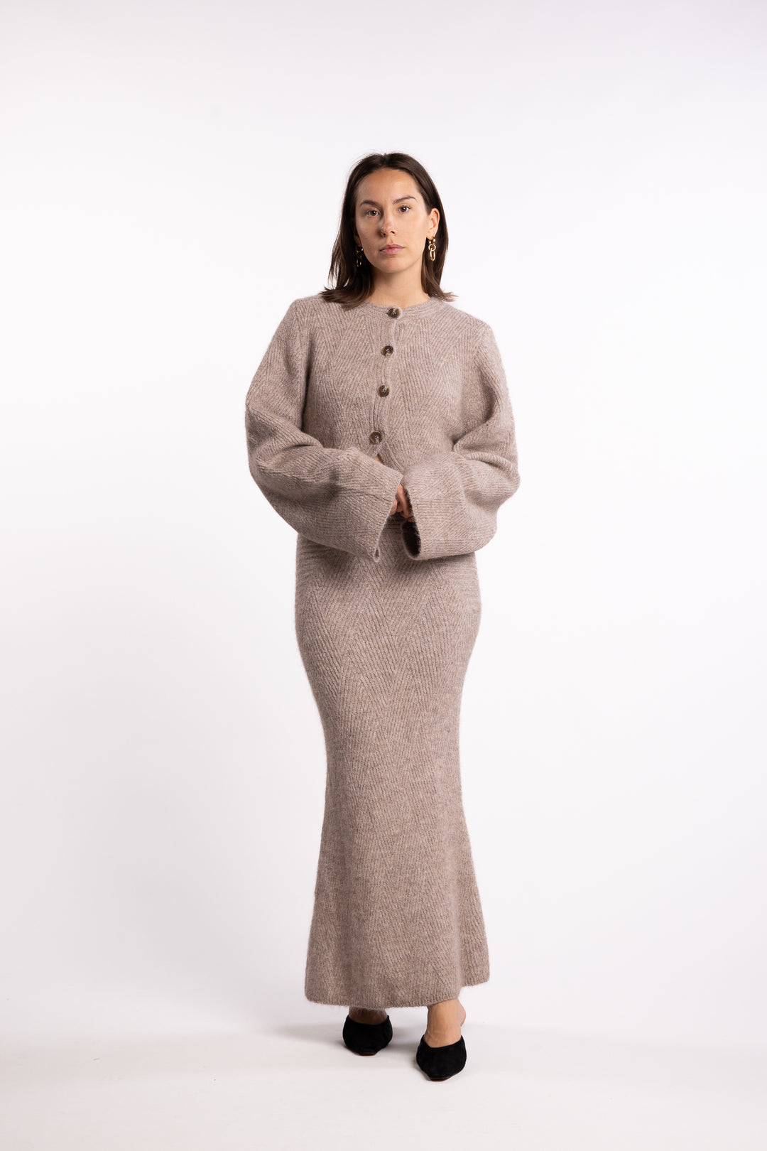 Cessole Cardigan- Greige