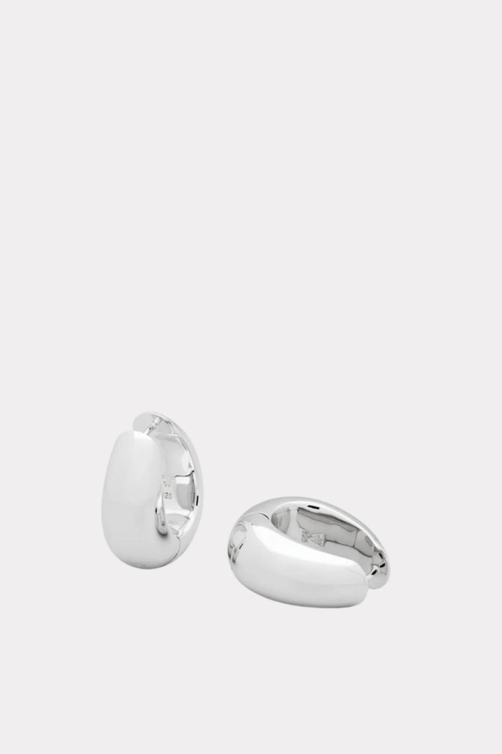 Ice Hoop Medium- Silver