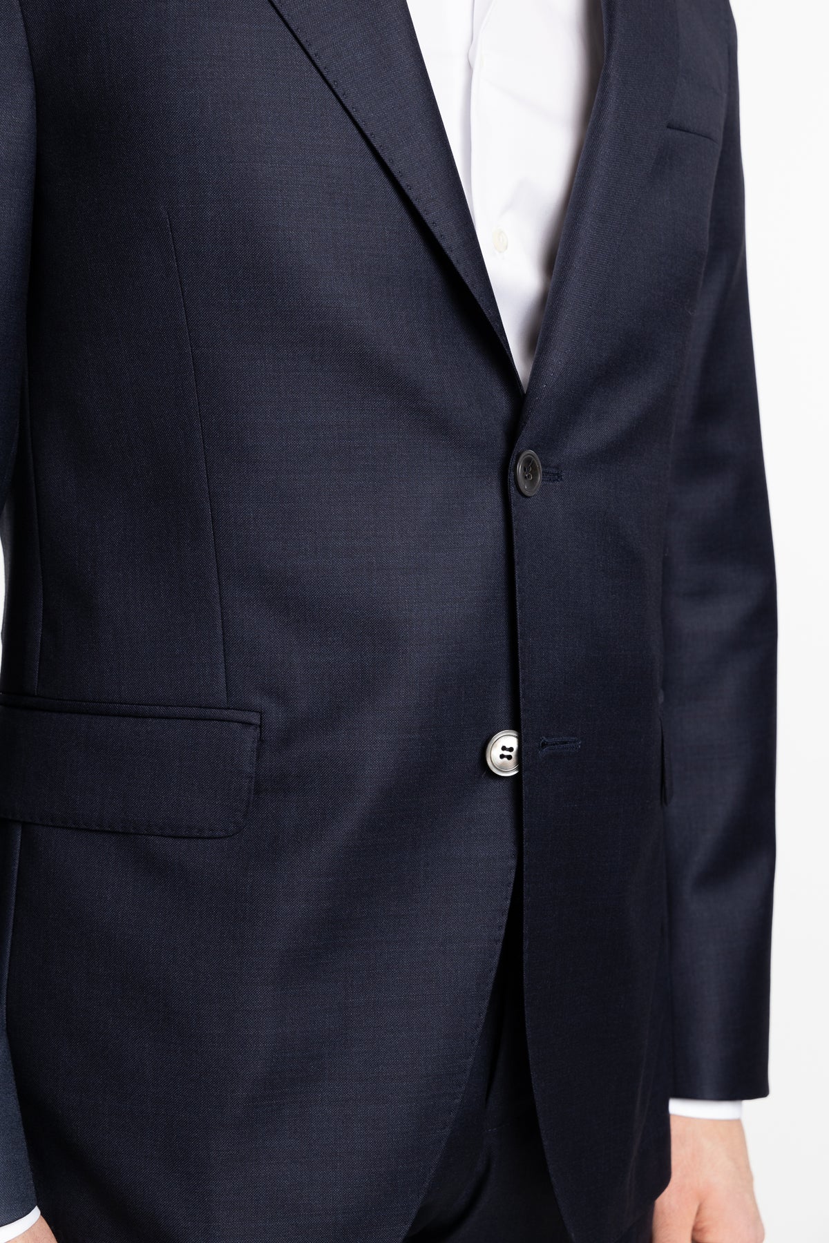 Sienna Slim Fit Blazer Dark Blue Melange
