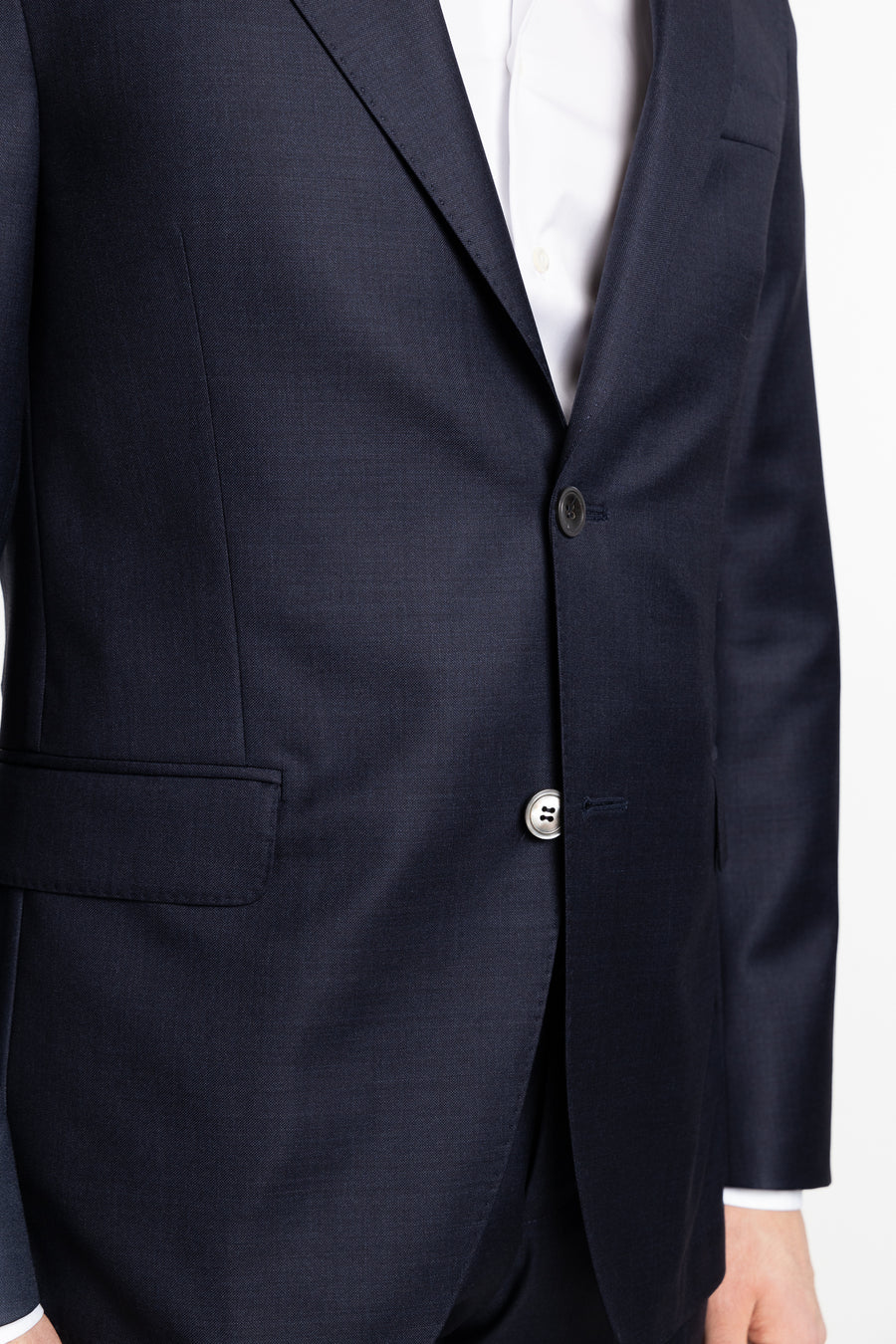 Sienna Slim Fit Blazer Dark Blue Melange