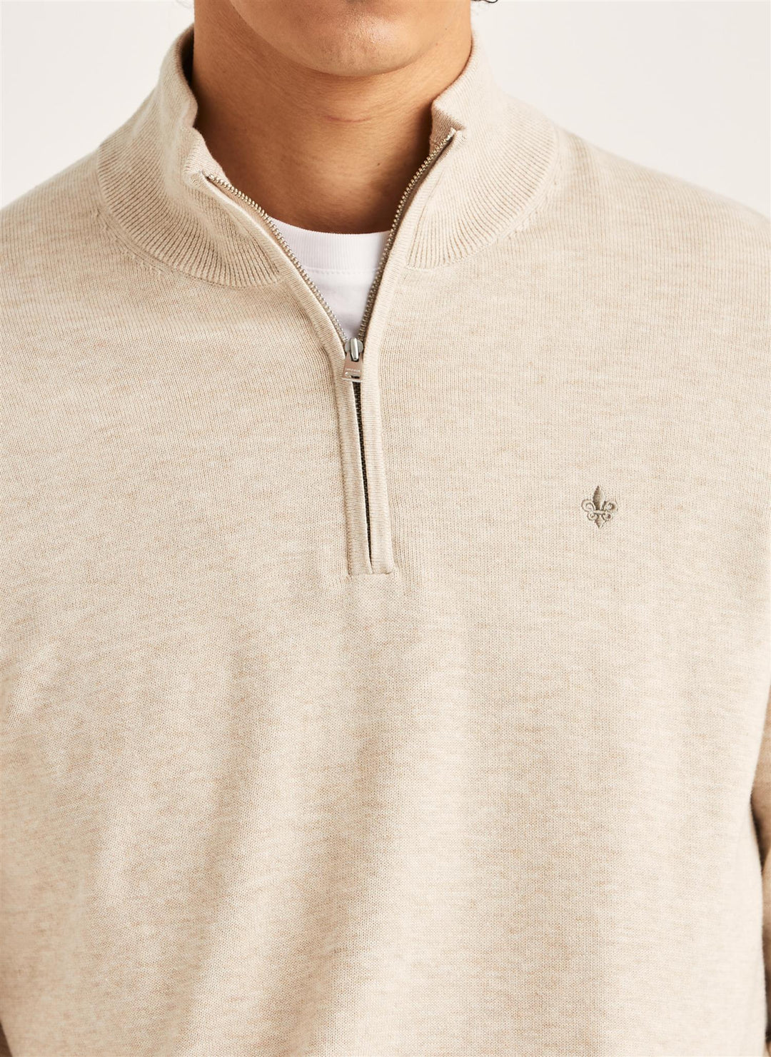 Riley Half Zip Khaki
