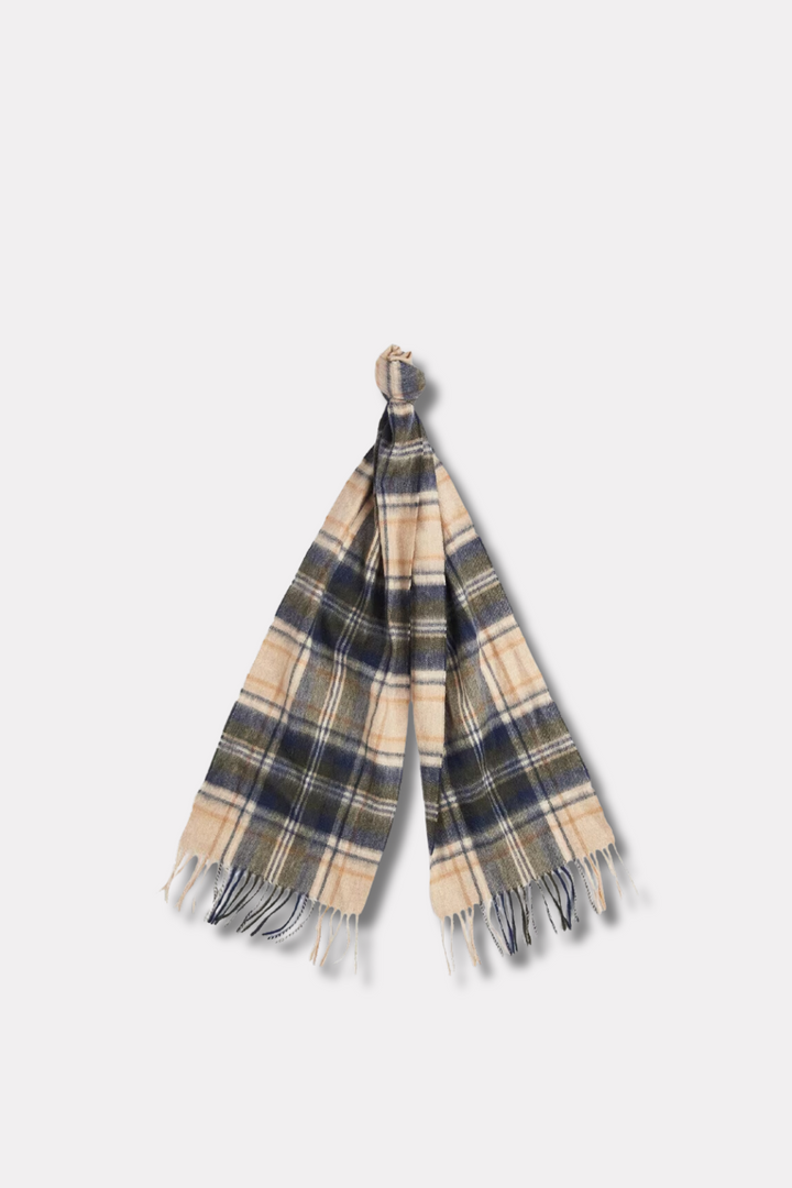 New Check Tartan Scarf Bark