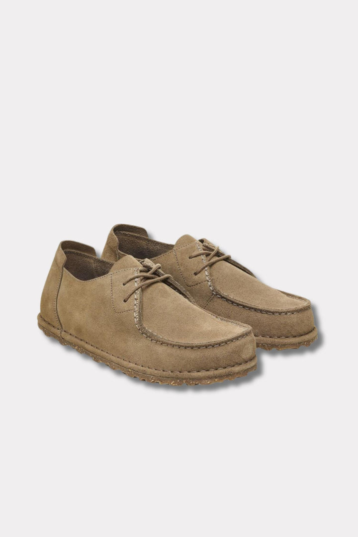 Utti Lace Suede Leather- Gray Taupe