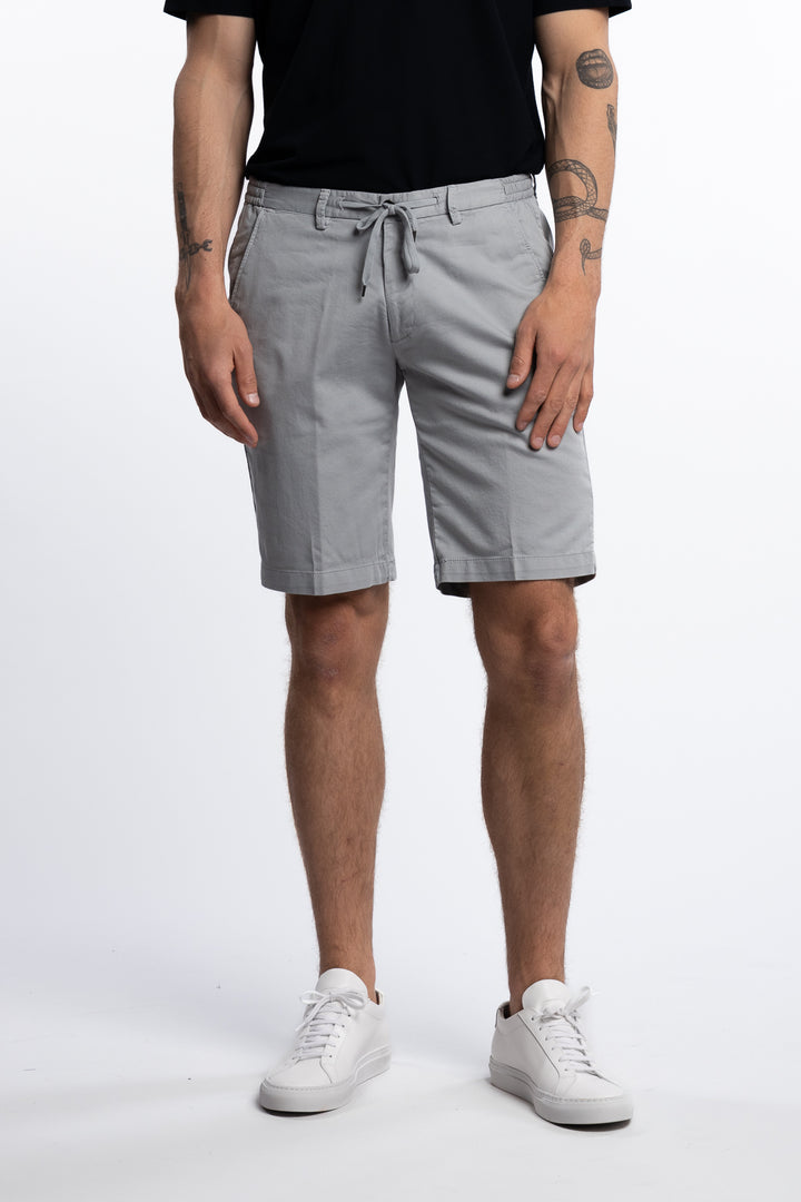 Cotton/Elastan Shorts Light Grey