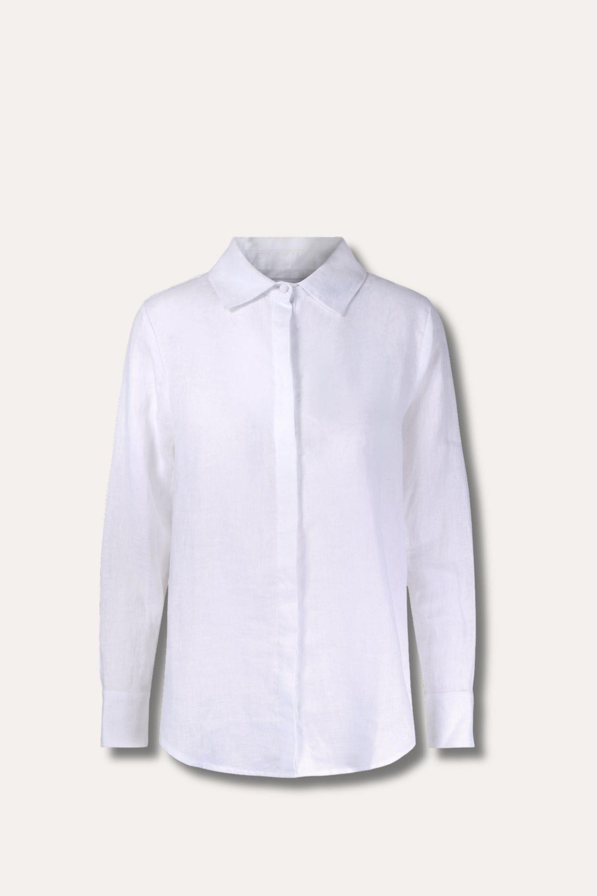 Livia Linen Shirt- White