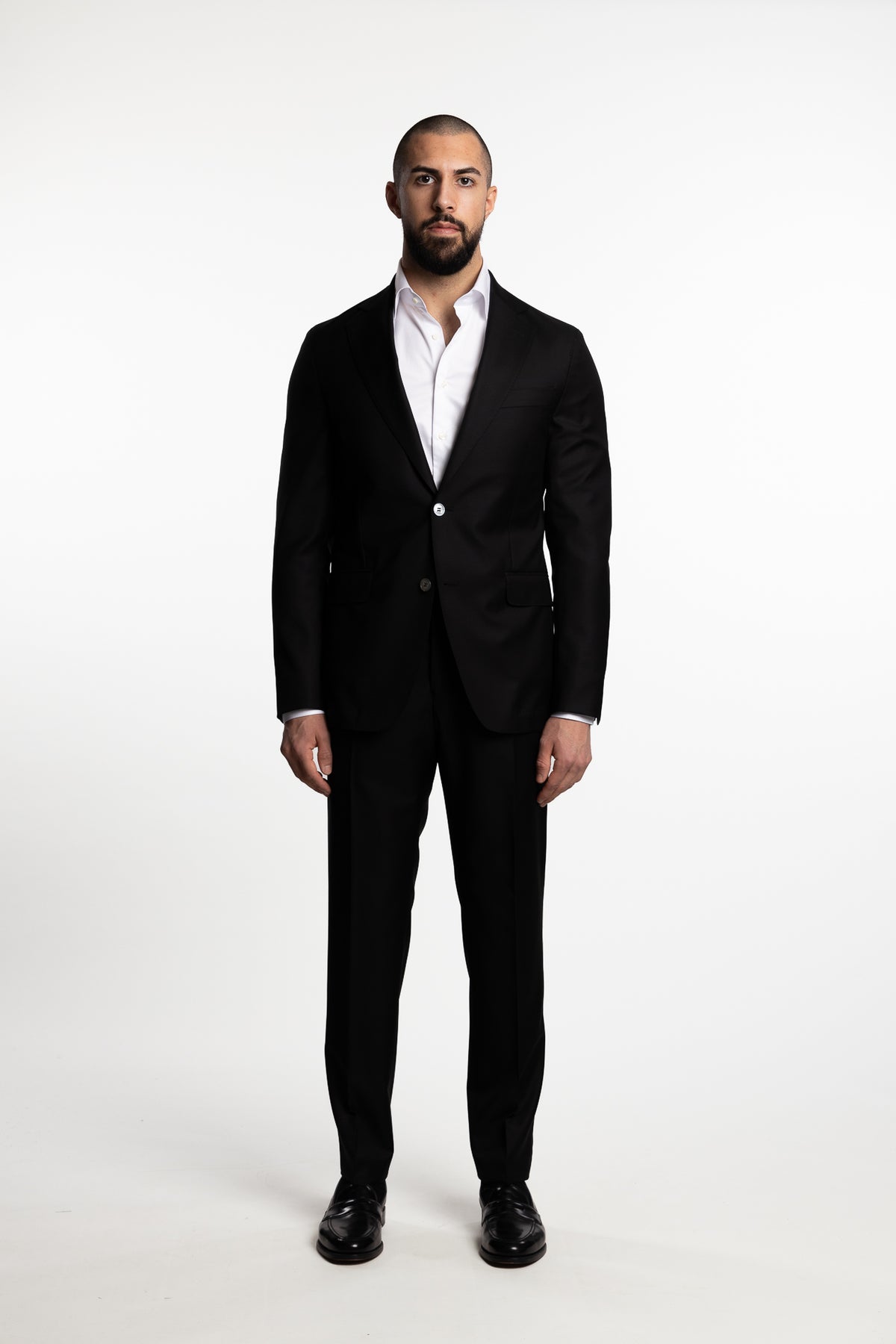 Siena Slim Fit Wool Blazer Black