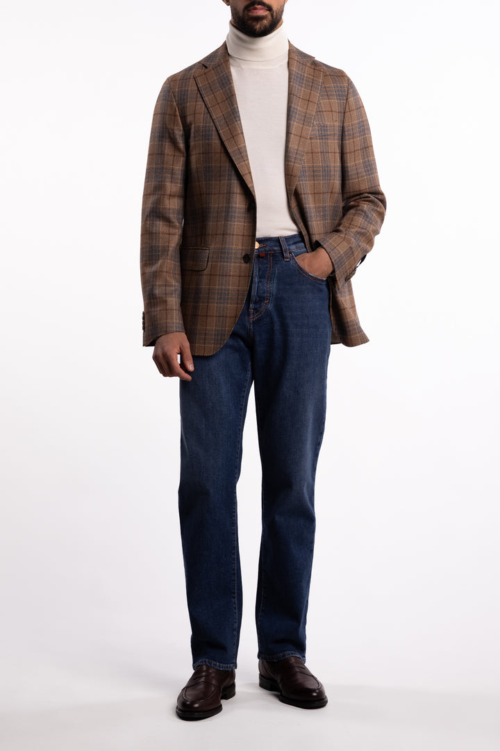 Fogerty Regular Fit Wool Blazer Regular Fit Beige Cork