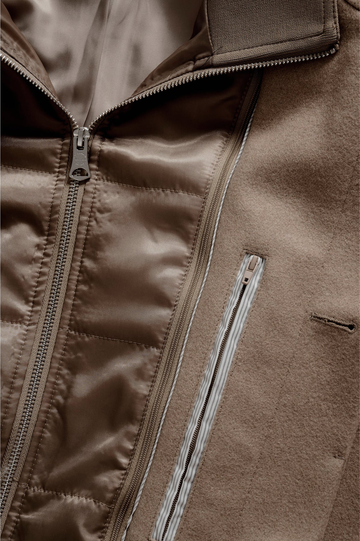 Harvey Classic Wool Coat Walnut