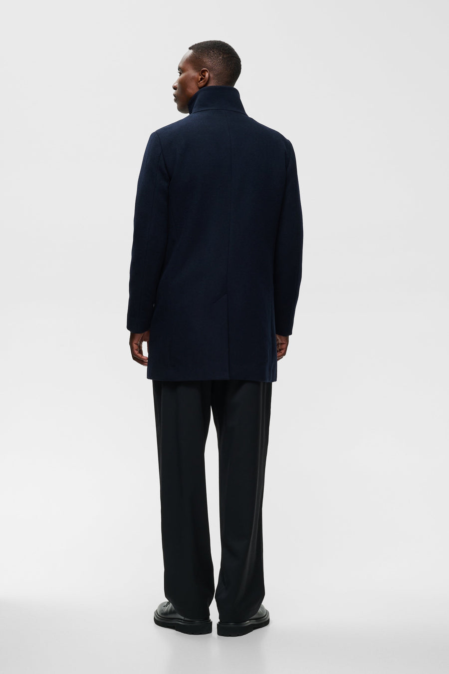 Harvey Classic Wool Dark Navy