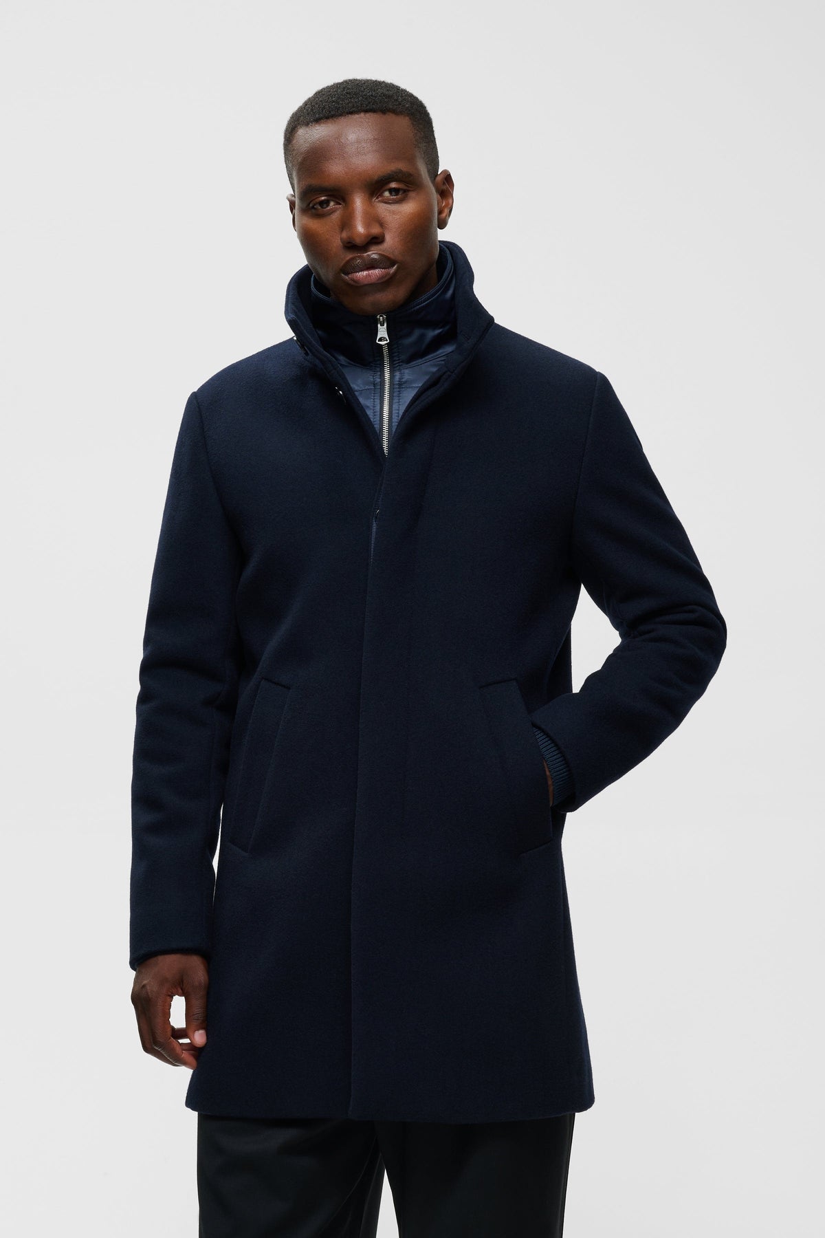 Harvey Classic Wool Dark Navy