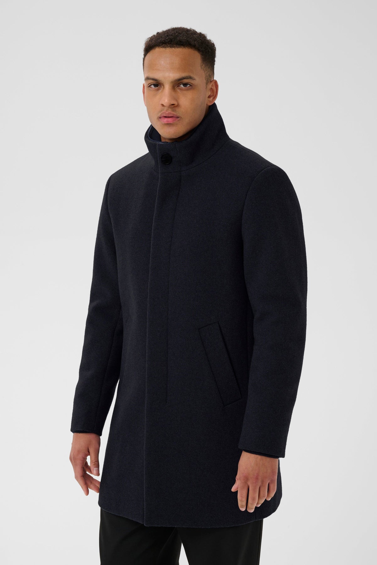 Harvey Classic Wool Dark Navy