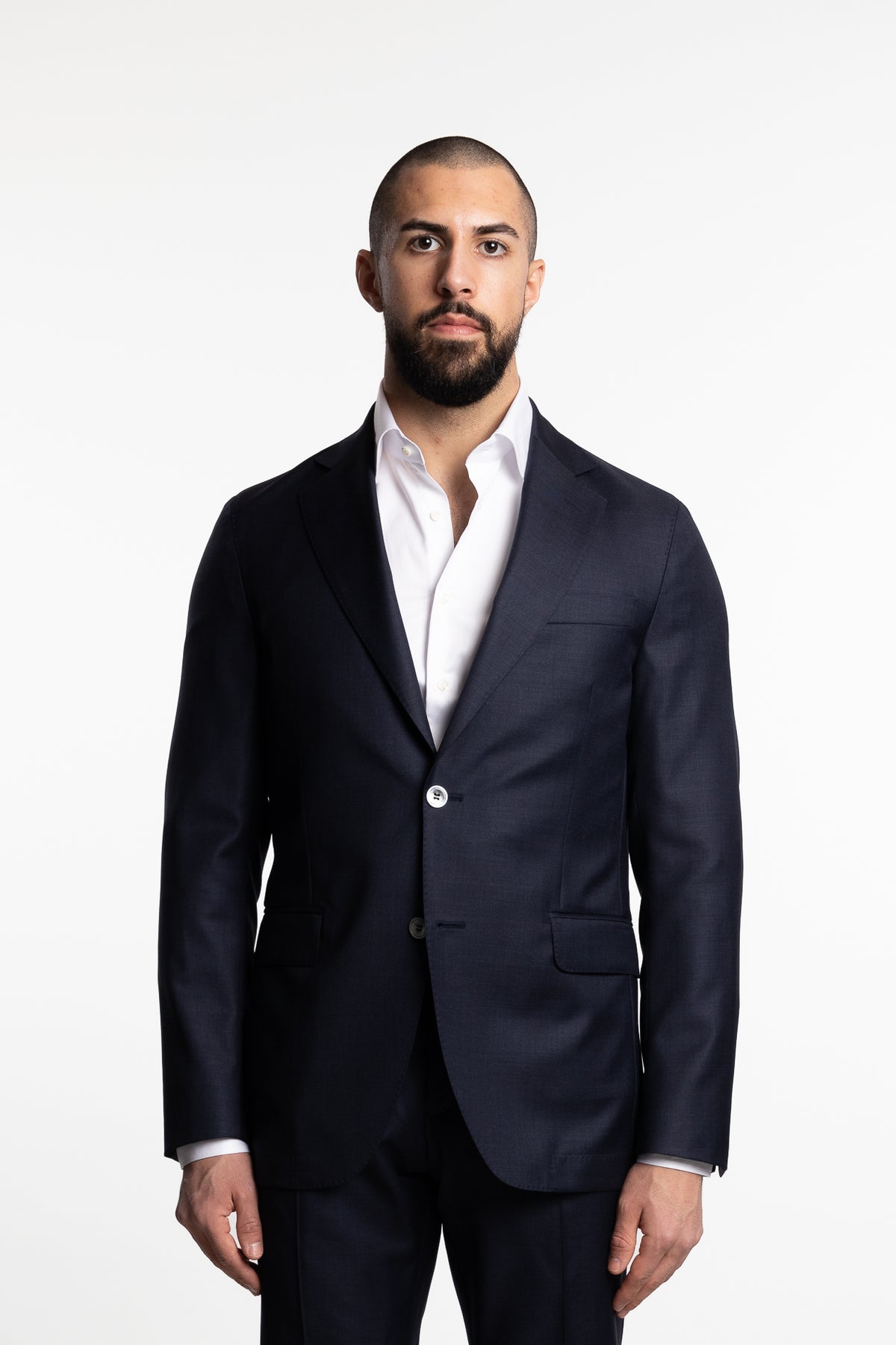 Sienna Slim Fit Blazer Dark Blue Melange