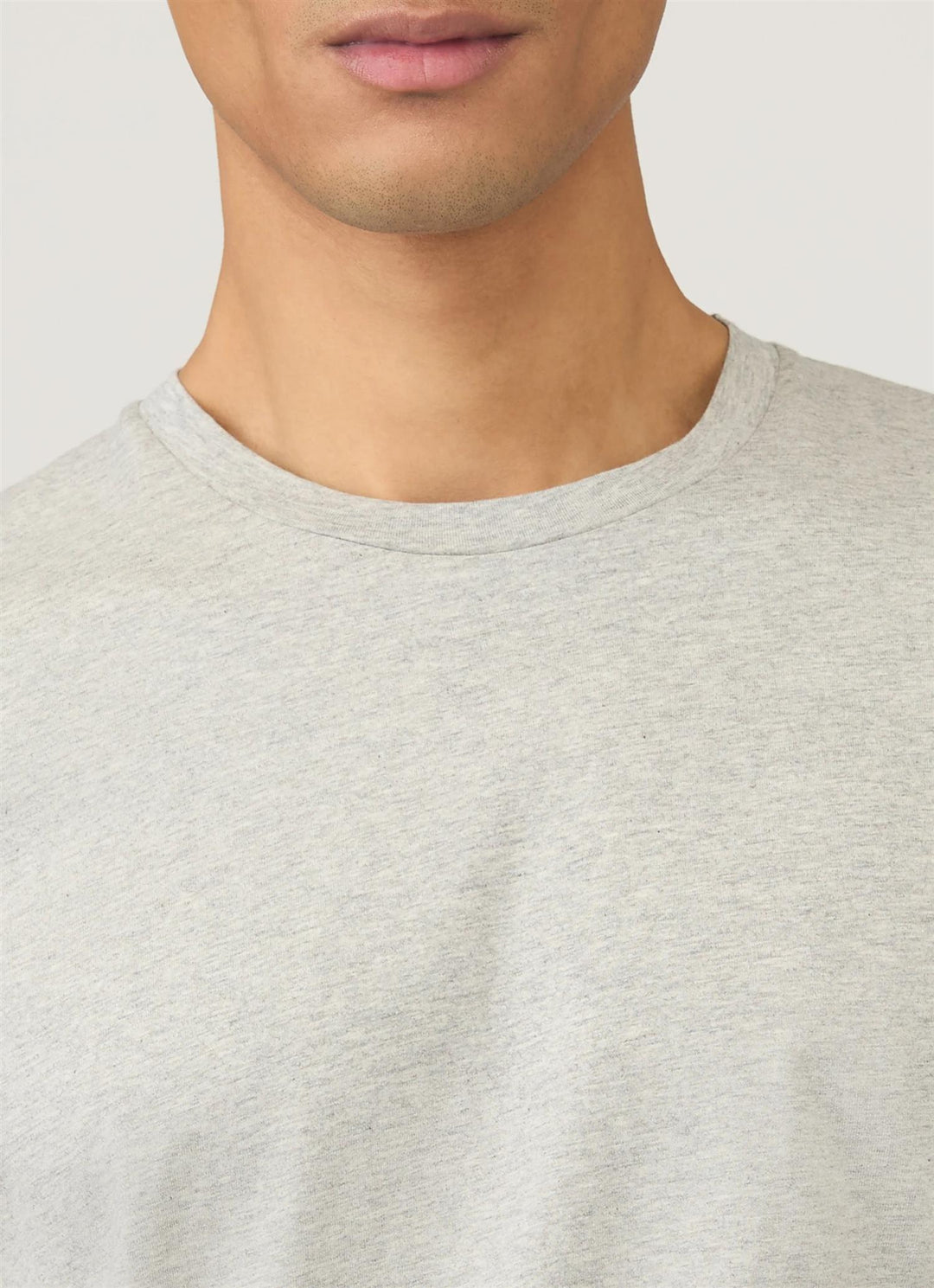 Riviera Midweight T-Shirt Grey Melange