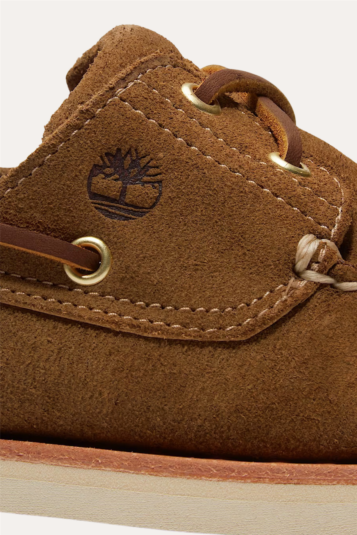 Crafted Boat Shoe Medium Beige Suede